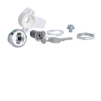 Serrure à clé N° 405 livrée avec 2 clés pour coffret et armoire quadro4-5|Hager-HAGFZ452