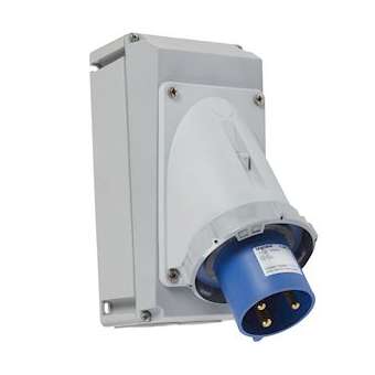 Socle de connecteur P17 2P+T 63A 230V IP67|Legrand-LEG555514