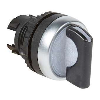 Bouton tournant lum manette noire IP69 Osmoz composable - 2 positions fixes 90DE|Legrand-LEG024043