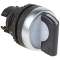 Bouton tournant lum manette noire IP69 Osmoz composable - 2 positions fixes 90DE|Legrand-LEG024043