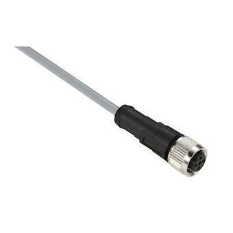 OsiSense XZ - connecteur pré-câblé - droit femelle - M12 - 5 broches - PVC 10m|Schneider Electric-SCHXZCPV1164L10