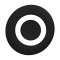 Harmony - capsule pr bouton poussoir - D22 - affleurant lisse - 'O' - noir|Schneider Electric-SCHZBAF232