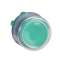 Harmony tête de bouton poussoir + capuchon IP69K - D22 - vert|Schneider Electric-SCHZB5AP3