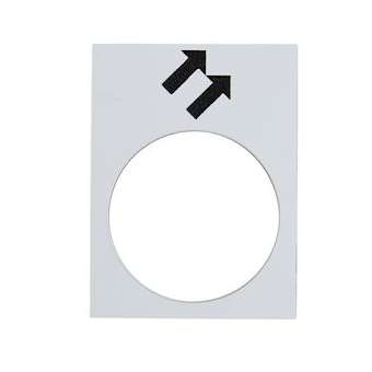 Harmony - étiquette - 30x40mm - blanc - avant GV|Schneider Electric-SCHZB2BY4964