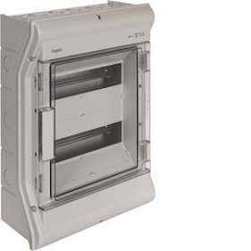 Coffret étanche vector IP55 2 rangées 24 modules h 427mm l 310mm|Hager-HAGVE212F