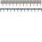 Barres de pontage 3P+N 63A languette 12 mod