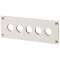 Plastron d'encastrement, 5 emplacements de montage|Eaton industries-EONM22-E5