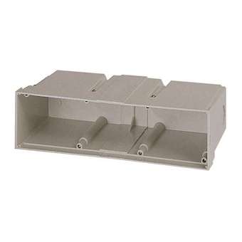Capot, pour plastron d'encastrement, 6 emplacements de montage|Eaton industries-EONM22-H6