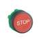 Harmony tête de bouton poussoir - D22 - rouge - STOP|Schneider Electric-SCHZB5AA434