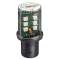 Harmony - lampe de signalisation LED - vert - BA 15d - 24V|Schneider Electric-SCHDL1BDB3