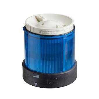 Harmony XVB - élément lumin. D70 - DEL - fixe avec diffuseur - 24VACDC - bleu|Schneider Electric-SCHXVBC2B6D