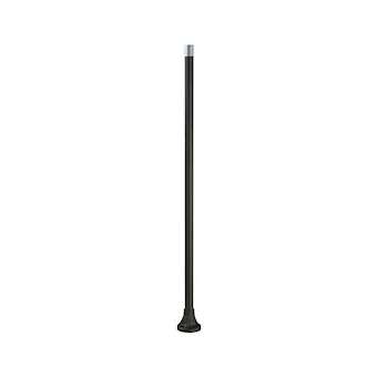 Harmony XVB - tube support+pied de fixation L800mm - aluminium noir|Schneider Electric-SCHXVBZ04