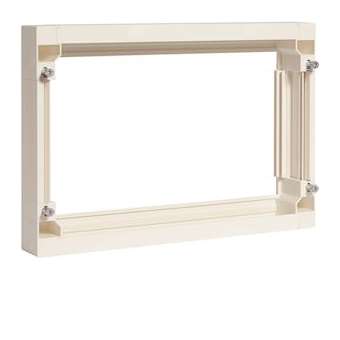 Réhausse pour coffret Gamma 18, 1 rangée ou coffret panneau de contrôle GD018A|Hager-HAGGR118AN