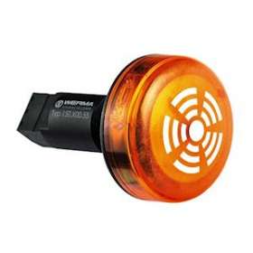 Combiné Feu fixe/Buzzer 80dB - Série 150 - 24VDC - Orange - Montage encastré|-WRM15030055
