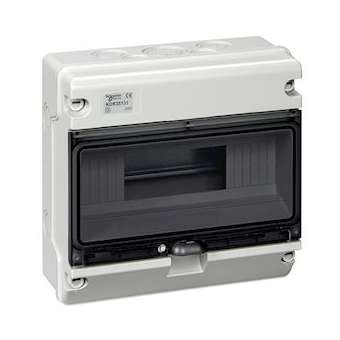 Kaedra XT coffret étanche pour appareillage modulaire 1 rangée 12 modules IP65|Schneider Electric-SCHKDR35131