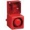 Combiné 108dB feu flash 13J 115Vca optique Jaune IP66/67