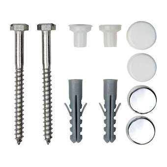 Kit de fixation tête hexagonale pour WC et bidet vis D 6 mm x 70 mm|Bizline-BIZ400110