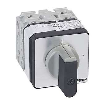 Commutateur à cames inter marche/arrêt PR21 3P 3 contacts fixation vis sur porte|Legrand-LEG027412