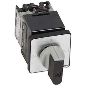 Commutateur de mesure - voltmètre sans neutre - PR 12 - 4 contacts - fix D22|Legrand-LEG027561