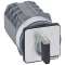 Commutateur - inverseur avec arrêt 45DEG - PR 40 - 4P - 8 contacts - fixation vi