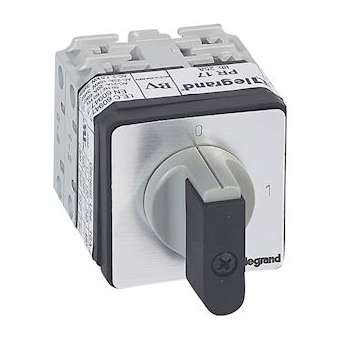 Commutateur à cames inter marche/arrêt PR17 4P 4 contacts fixation vis sur porte|Legrand-LEG027408