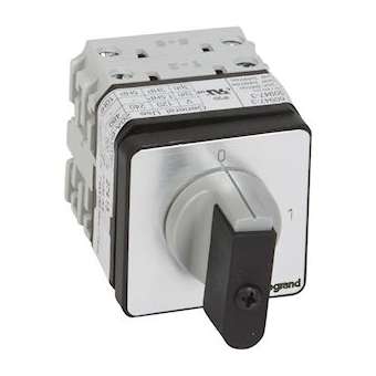 Commutateur à cames inter marche/arrêt PR21 4P 4 contacts fixation vis sur porte|Legrand-LEG027413