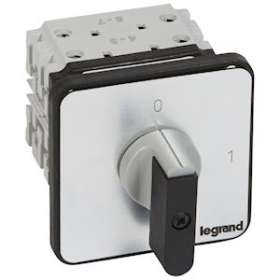 Commutateur à cames inter marche/arrêt PR26 4P 4 contacts fixation vis sur porte|Legrand-LEG027418
