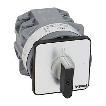 Commutateur à cames inter marche/arrêt PR40 4P 4 contacts fixation vis sur porte|Legrand-LEG027423