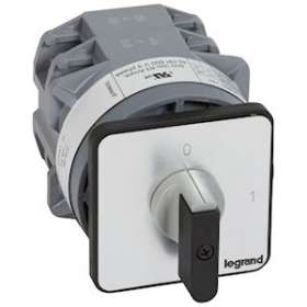 Commutateur à cames inter marche/arrêt PR63 4P 4 contacts fixation vis sur porte|Legrand-LEG027428