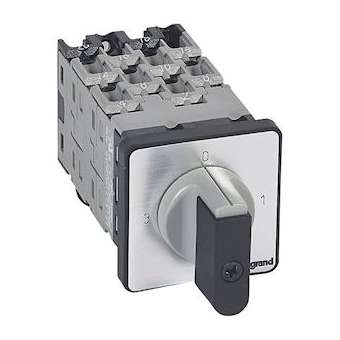 Commutateur 3 directions avec arrêt - PR 12 - 3P - 9 contacts - fixation vis|Legrand-LEG027504