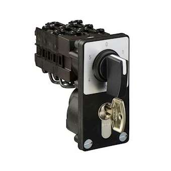 Harmony - commutateur à cames à gradins - 2 pôles - 60DEG - 12A - fixation par v|Schneider Electric-SCHK1K015NZ4