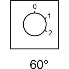 Harmony - étiquette pour interrupteur à came - 0 à 2 - 46x46mm|Schneider Electric-SCHXBCY7243