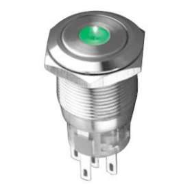 MAS1-AMQ-22D/G/230V/S: bouton poussoir 2NO/NF momentané pour découpe D19mm|Mci coupatan-LCI092886