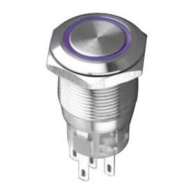 MAS1-AMQ-22E/B/230V/S: bouton poussoir 2NO/NF momentané pour découpe D19mm|Mci coupatan-LCI092899