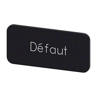 PLAQUETTE REPERAGE A COLLER|Siemens Industries et Infrastructures-SIE3SU1900-0AC16-0GN0