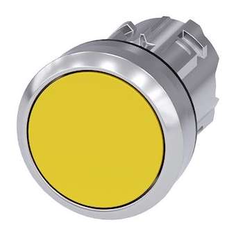 BOUTON-POUSSOIR, JAUNE|Siemens Industries et Infrastructures-SIE3SU1050-0AB30-0AA0