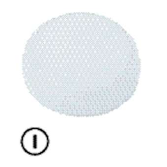 Verrine, voyant lumineux blanc, plate, I|Eaton industries-EONM22-XL-W-X1
