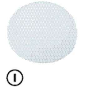 Verrine, voyant lumineux blanc, plate, I|Eaton industries-EONM22-XL-W-X1