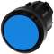 BOUTON-POUSSOIR, BLEU|Siemens Industries et Infrastructures-SIE3SU1000-0AB50-0AA0
