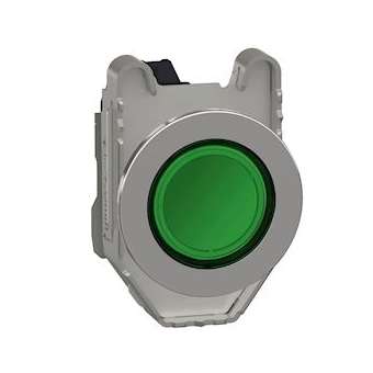 Harmony XB4 - voyant lumineux DEL - flush - vert - 24V - vis étrier|Schneider Electric-SCHXB4FVB3