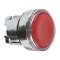 Harmony XB4 - tête bouton poussoir - affleurant pour étiquette - D22 - rouge|Schneider Electric-SCHZB4BA48
