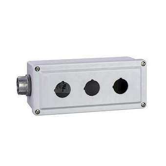 Harmony 9001SK - poste de commande vide - plastique - 3 découpes - D30|Schneider Electric-SCH9001SKY3