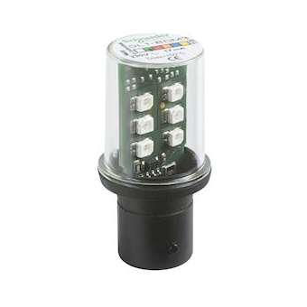 Harmony - lampe de signalisation LED - vert - BA 15d - 230V|Schneider Electric-SCHDL1BDM3