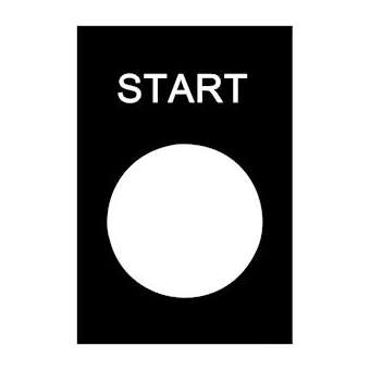Harmony - étiquette - 30x40mm - noir - START|Schneider Electric-SCHZB2BY2303