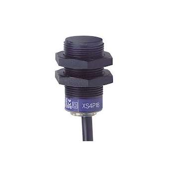 XS détecteur inductif plastique - M18 L37mm non noyable Sn8mm DC3-PNP NC - 5m|Schneider Electric-SCHXS4P18PB340L1