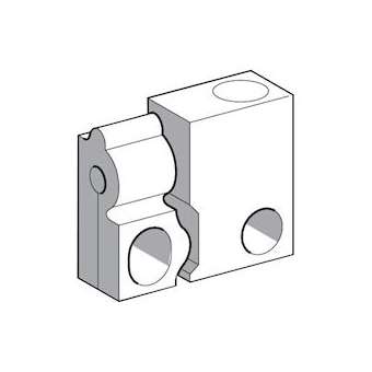 OsiSense XU - bride de fixation - axiale - pour fibre optique|Schneider Electric-SCHXUFZ13