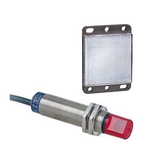 OsiSense XU1 - détecteur photoélectrique - réflex - Sn 4m -O ou F- câble 2m|Schneider Electric-SCHXU1N18PP341W