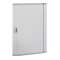 Porte galbée métal pour coffret et armoire XL³400 et XL³160 hauteur 750mm