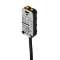 Détecteur capacitif de niveau rectangle pl suppression 1er plan NPN NF, cab