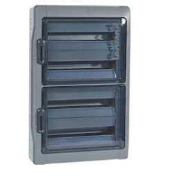 Coffret étanche Plexo³ 4x18 modules avec embouts perforation directe prémontés|Legrand-LEG001927